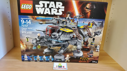 New, Sealed LEGO® Star Wars Rebels Set 75157 Captain Rex's AT-TE (972 pcs)