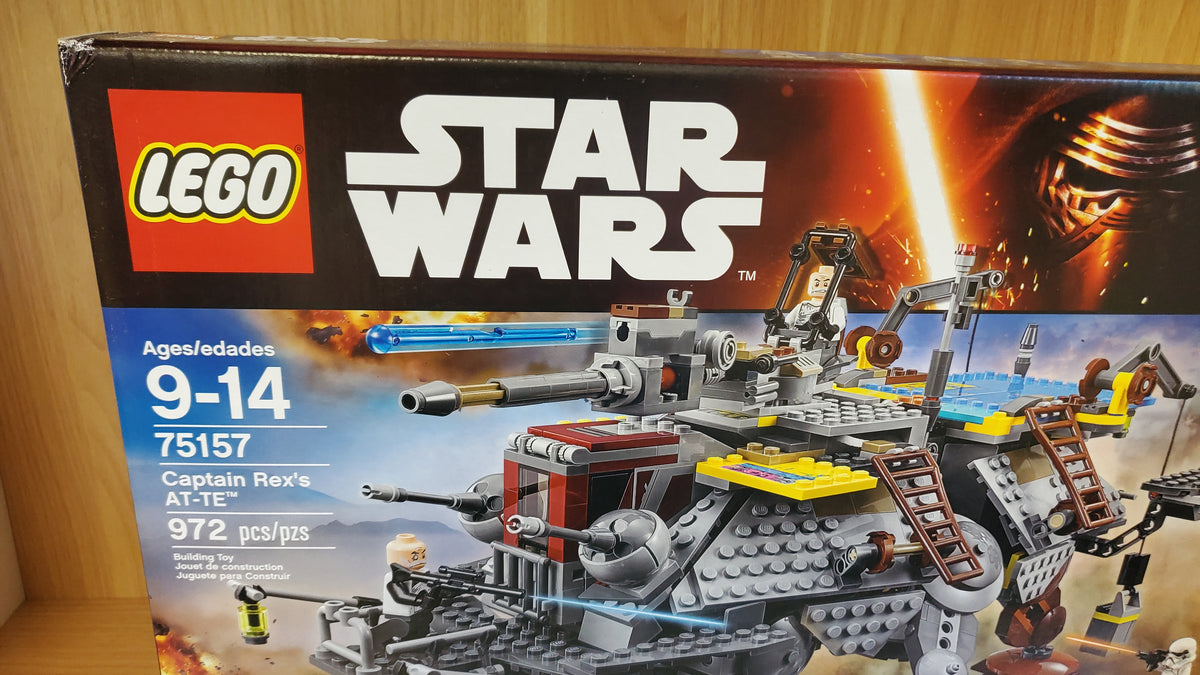 New, Sealed LEGO® Star Wars Rebels Set 75157 Captain Rex's AT-TE (972 pcs)