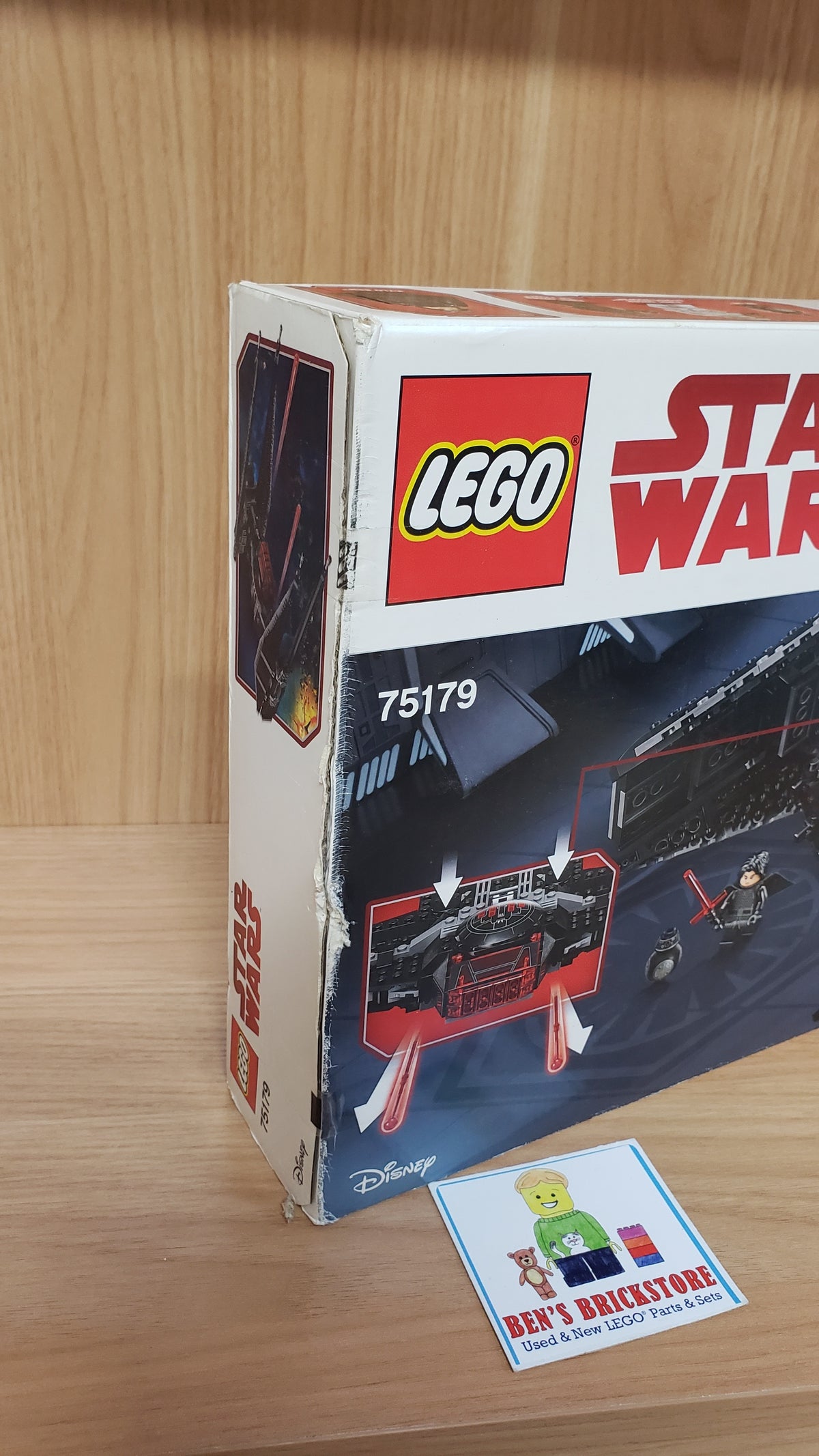 New, Sealed LEGO® Star Wars Set 75179 - Kylo Ren's TIE Fighter (630 pcs)