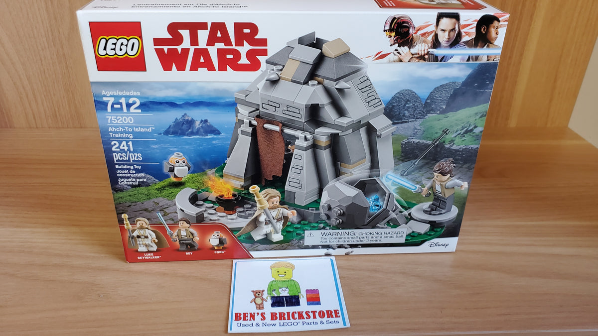 New, Sealed LEGO® Star Wars Set 75200 - Ahch-To Island Training (241 pcs)