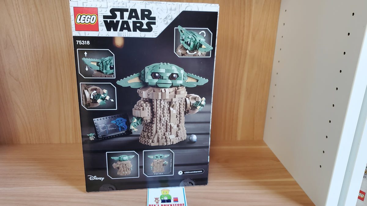 New, Sealed, MINOR BOX DAMAGE LEGO® Star Wars: The Mandalorian The Child 75318 Building Kit (1,073 Pieces)