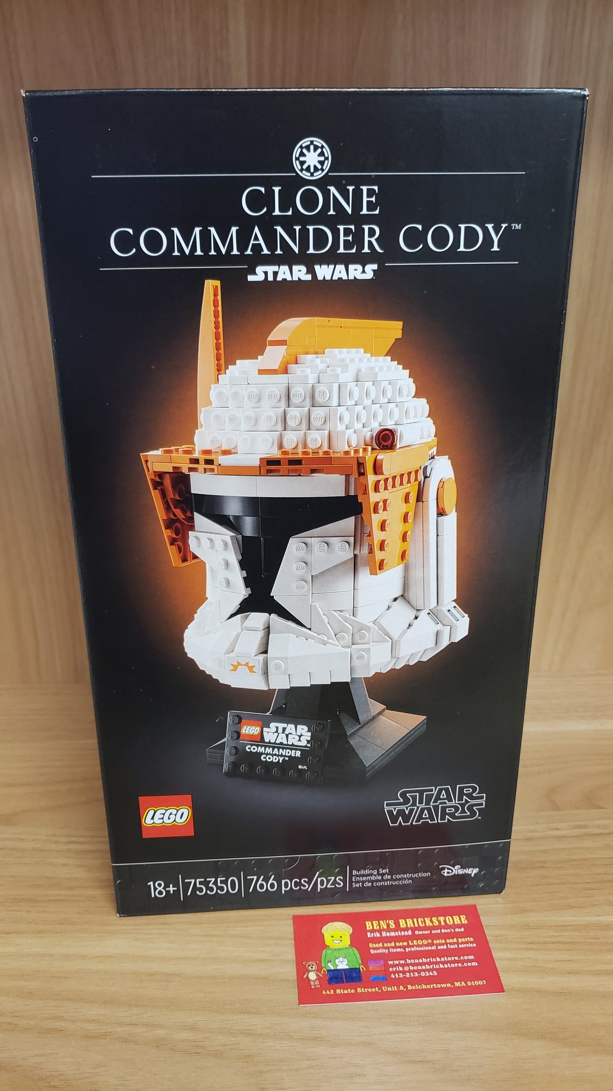 New, Sealed LEGO® Star Wars™ Clone Commander Cody™ Helmet Set 75350 (776 pcs)