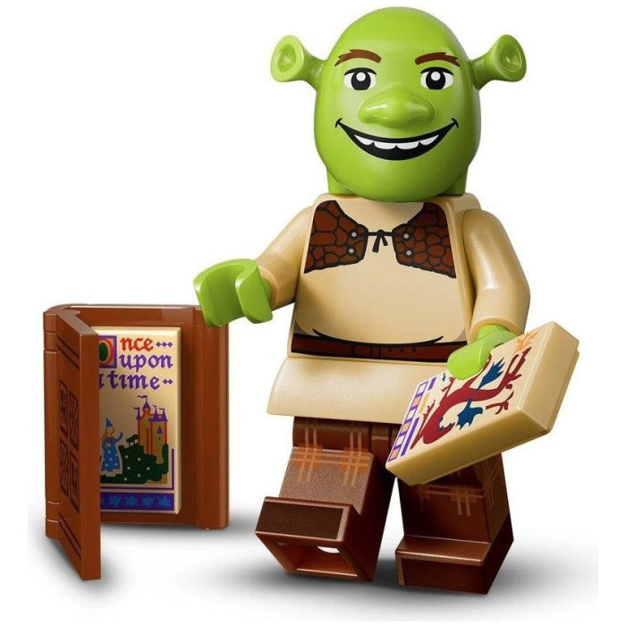 New, Sealed LEGO® Shrek Collectible Minifigures Set 71053 Shrek (Complete Set with Stand and Accessories)